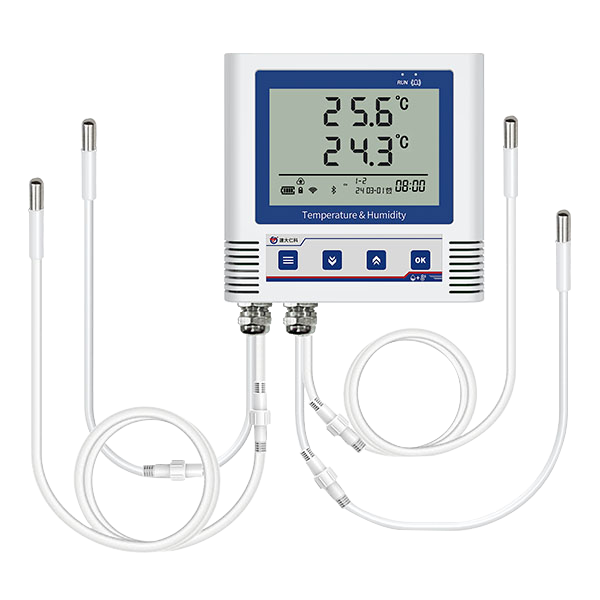 WIFI型低功耗多探头温度变送记录仪 460